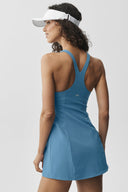 Airbrush Lock In Tennis Dress California Blue
