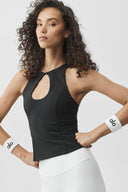 Airbrush Lock In Bra Tank Black