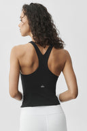 Airbrush Lock In Bra Tank Black