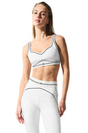 Airbrush Heart Throb Bra White/Black