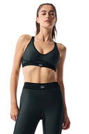 Airlift Line Up Bra  Charcoal Green