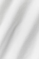 Seamless Modal Ribbed High Neck Delight Bra White