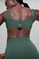 ALO Softsculpt Precision Bra Clover Green