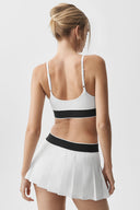 ALO Softsculpt Amp It Up Bra White/Black