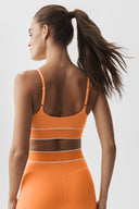 ALO Softsculpt Amp It Up Bra Satsuma Breeze