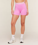 Waistband Logo Shorts Focus Pink