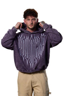 5126 - Revenge Hoodies Purple Wash