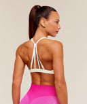 Washed Minimal Sports Bra light support Soft White/Wash