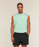 Washed Pastels Tank oversized fit Pop Turquoise/Wash