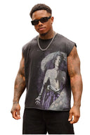 3055 - NARUTO CUTOFFS OFF BLACK/WHITE