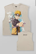 3055 - NARUTO CUTOFFS OFF WHITE