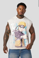 3055 - NARUTO CUTOFFS OFF WHITE
