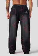 2012 - NARUTO ARTWORK SWEATS BLACK/RED