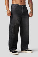 6036 - NARUTO DENIM JEANS BLACK