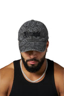 9137 - NARUTO WASHED DAD HATS GRAY/BLACK