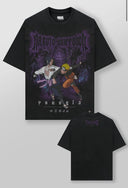 4319 - NARUTO ARTWORK TEES BLACK/PURPLE