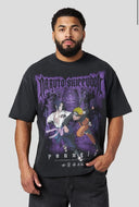 4319 - NARUTO ARTWORK TEES BLACK/PURPLE
