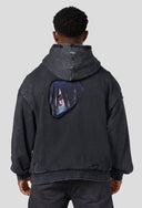 5073 - NARUTO PEEK THROUGH HOODIES BLACK/BLUE