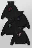 5073 - NARUTO PEEK THROUGH HOODIES BLACK/GREEN