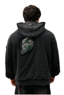 5073 - NARUTO PEEK THROUGH HOODIES BLACK/GREEN