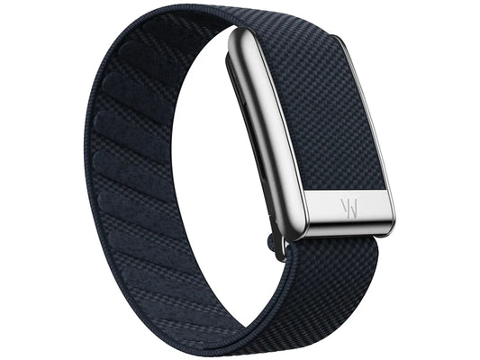 Whoop 5.0 Superknit Luxe Midnight with Titanium Band (12 Month Peak Subscription Included)