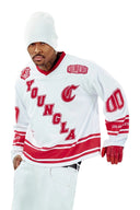 8056 - Southside Hockey Jersey White/Red