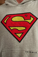 5079 - Superman Legacy Hoodies Heather Grey
