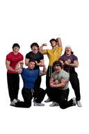 465 Superhero Compression Tees Black