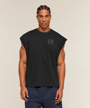 Accent Capped Sleeve T-Shirt boxy fit Black - Unmatched Kicks-GYMSHARK