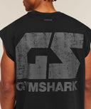 Accent Capped Sleeve T-Shirt boxy fit Black - Unmatched Kicks-GYMSHARK