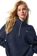 Accolade 1/4 Zip Pullover Navy - Unmatched Kicks - ALO