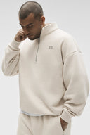 Accolade 1/4 Zip Pullover - Oatmeal Heather - Unmatched Kicks - ALO