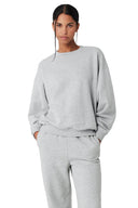 Accolade Crew Neck Pullover Athletic Heather Grey - Unmatched Kicks - ALO