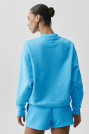 Accolade Crew Neck Pullover Azure Blue - Unmatched Kicks-ALO