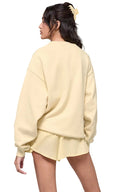 Accolade Crew Neck Pullover Candlelight Yellow - Unmatched Kicks - ALO