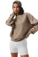 Accolade Crew Neck Pullover Gravel - Unmatched Kicks - ALO