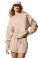 Accolade Crew Neck Pullover Macadamia - Unmatched Kicks - ALO