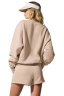Accolade Crew Neck Pullover Macadamia - Unmatched Kicks - ALO