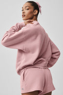 Accolade Crew Neck Pullover - Vintage Pink - Unmatched Kicks - ALO