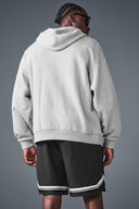 Accolade Full Zip Hoodie Athletic Heather Grey - Unmatched Kicks-ALO