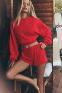 Accolade Short - Bright Red - Unmatched Kicks - ALO