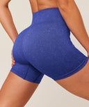 Adapt Fleck Seamless Shorts Force Blue/Steady Purple - Unmatched Kicks - GYMSHARK