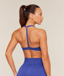 Adapt Fleck Sports Bra Force Blue/Steady Purple - Unmatched Kicks - GYMSHARK