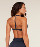 Adapt Fleck Sports Bra - Heavy Blue/Iron Blue - Unmatched Kicks - GYMSHARK