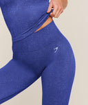 Adapt Fleck x Whitney Leggings Force Blue/Steady Purple - Unmatched Kicks - GYMSHARK