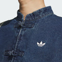 adidas CTT Oversized Chinese Track Top 3.0 Jacket Medium Blue Denim - Unmatched Kicks - adidas chinese jacket