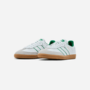 Adidas Samba OG Shoes Cloud White Crystal White Green - Unmatched Kicks - 