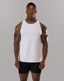 AeroFlex Tank - White - Unmatched Kicks - Alphalete