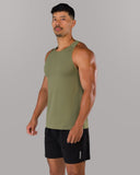 AeroFlex Vault Tank - Tactical Olive - Unmatched Kicks - Alphalete