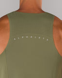 AeroFlex Vault Tank - Tactical Olive - Unmatched Kicks - Alphalete